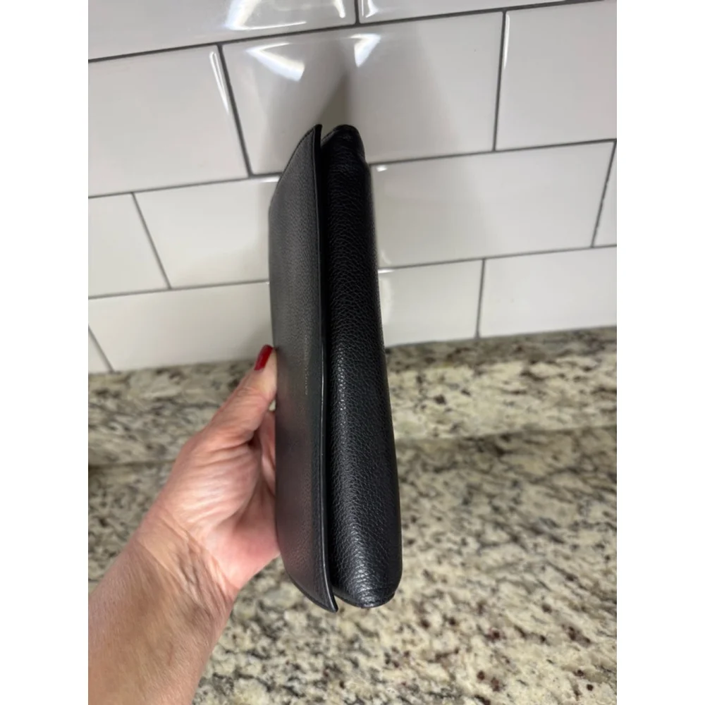 Women's Saint Laurent Black Leather Wallet - Picture 6 of 10